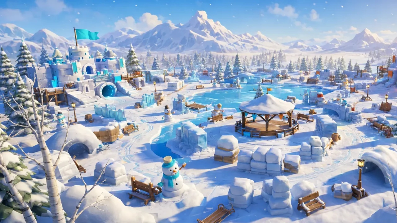 Snowball Fight arena official media still