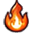 Burn status icon
